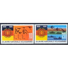 ALO1794N-SÉRIE 20º ANIVERSÁRIO DAS FORÇAS ARMADAS POPULARES NACIONAIS - ALEMANHA ORIENTAL - 1976 - N