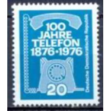 ALO1796N-SELO CENTENÁRIO DO TELEFONE - ALEMANHA ORIENTAL - 1976 - N