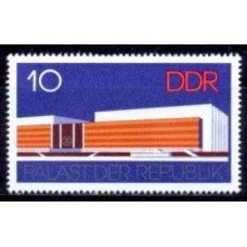 ALO1799N-SELO INAUGURAÇÃO DO PALÁCIO DA REPÚBLICA - ALEMANHA ORIENTAL - 1976 - N