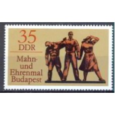 ALO1845N-SELO MONUMENTO COMEMORATIVO A BUDAPESTE - ALEMANHA ORIENTAL - 1976 - N