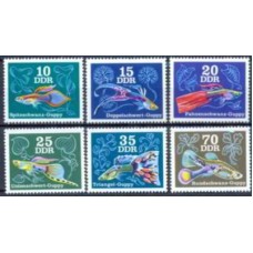 ALO1852N-SÉRIE PEIXES DE AQUÁRIOS - ALEMANHA ORIENTAL - 1976 - N