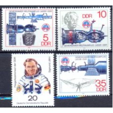 ALO2028N-SÉRIE COOPERAÇÃO ESPACIAL URSS/RDA - ALEMANHA ORIENTAL - 1978 - N