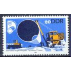 ALO2032N-SELO CONSTRUÇÃO DO GASODUTO DE ORENBURG - ALEMANHA ORIENTAL - 1978 - N