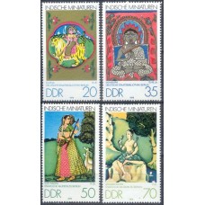 ALO2083N-SÉRIE MINIATURAS INDIANAS DOS MUSEUS DE BERLIN - ALEMANHA ORIENTAL - 1979 - N