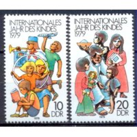 ALO2087N-SÉRIE ANO INTERNACIONAL DA CRIANÇA - ALEMANHA ORIENTAL - 1979 - N