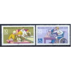 ALO2096N-SÉRIE REABILITAÇÃO DOS DEFICIENTES NA RDA - ALEMANHA ORIENTAL - 1979 - N