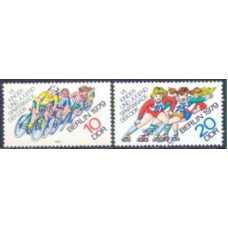 ALO2098N-SÉRIE 7º CONCURSO ESPORTIVO INFANTIL E ADOLESCENTE - ALEMANHA ORIENTAL - 1979 - N