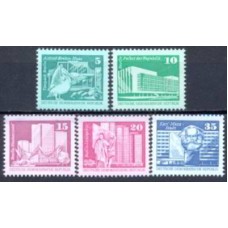 ALO2145N-SÉRIE CONSTRUÇÕES SOCIALISTAS NA RDA - ALEMANHA ORIENTAL - 1980 - N