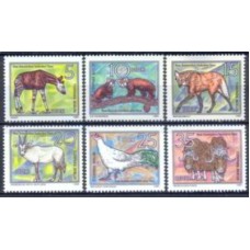 ALO2181N-SÉRIE ANIMAIS EM EXTINÇÃO - ALEMANHA ORIENTAL - 1980 - N