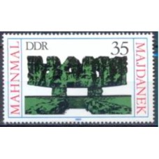 ALO2196N-SELO MEMORIAL DE MAJDANEK - ALEMANHA ORIENTAL - 1980 - N