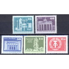 ALO2199N-SÉRIE CONSTRUÇÕES SOCIALISTAS NA RDA - ALEMANHA ORIENTAL - 1980 - N