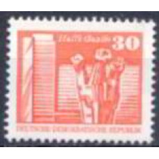 ALO2239N-SELO CONSTRUÇÕES SOCIALISTAS NA RDA - 30P - ALEMANHA ORIENTAL - 1981 - N