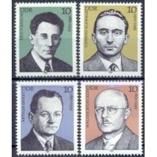 ALO2246N-SÉRIE PERSONALIDADES DO MOVIMENTO OPERÁRIO ALEMÃO VIII - ALEMANHA ORIENTAL - 1981 - N