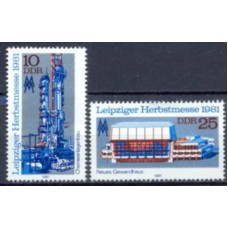 ALO2291N-SÉRIE FEIRA DE OUTONO DE LEIPZIG - ALEMANHA ORIENTAL - 1981 - N