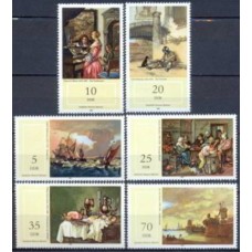ALO2375N-SÉRIE OBRAS DE ARTE DO MUSEU NACIONAL DE SCHWERIN - ALEMANHA ORIENTAL - 1982 - N