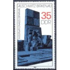 ALO2384M-SELO MEMORIAL INTERNACIONAL DE AUSCHWITZ-BIRKENAU - ALEMANHA ORIENTAL - 1982 - MINT
