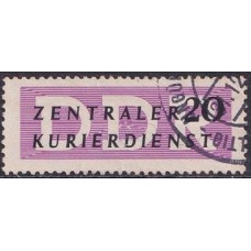 ALOS040U-SELO DE SERVIÇO DDR, 20P - ALEMANHA ORIENTAL - 1956 - U