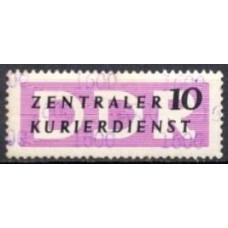 ALOS045NA-SELO DE SERVIÇO DDR, 10P - ALEMANHA ORIENTAL - 1957 - N