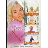 ANB3952MF-MINIFOLHA MARILYN MONROE - ANTIGUA E BARBUDA - 2008 - MINT ANB3952MF-MINIFOLHA MARILYN MONROE - ANTIGUA E BARBUDA - 2008 - MINT