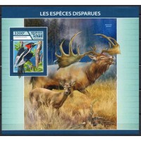 CHAB0209M-BLOCO ESPÉCIES EXTINTAS - PICA-PAU-DE-BICO-MARDIM - CHADE - 2017 - MINT CHAB0209M-BLOCO ESPÉCIES EXTINTAS - PICA-PAU-DE-BICO-MARDIM - CHADE - 2017 - MINT