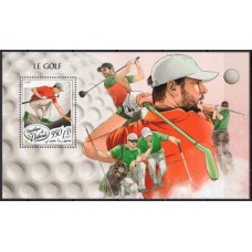 DJIB0280M-BLOCO GOLFE - DJIBUTI - 2018 - MINT