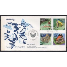 FD0179.04-FDC DIA DO SELO - BORBOLETAS - 1979 - CPD E CBC SÃO JOSÉ DO RIO PRETO