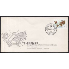 FD0186.01-FDC III EXPOSIÇÃO MUNDIAL DE TELECOMUNICAÇÕES TELECOM 79 - 1979 - CPD ESPÍRITO SANTO