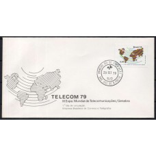 FD0186.04-FDC III EXPOSIÇÃO MUNDIAL DE TELECOMUNICAÇÕES TELECOM 79 - 1979 - CPD SÃO JOSÉ DO RIO PRETO