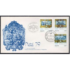 FD0189.02-FDC NATAL - 1979 - CPD E CBC SÃO JOSÉ DO RIO PRETO