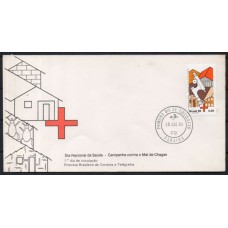 FD0205.01-FDC DIA NACIONAL DA SAÚDE - CAMPANHA CONTRA O MAL DE CHAGAS - 1980 - CPD PARAÍBA
