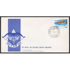 FD0224.02-FDC 50 ANOS DO CORREIO AÉREO NACIONAL - 1981 - CPD SÃO JOSÉ DO RIO PRETO