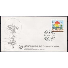 FD0230.01-FDC ANO INTERNACIONAL DAS PESSOAS DEFICIENTES - 1981 - CPD SÃO JOSÉ DO RIO PRETO