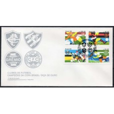 FD0452.01-FDC CLUBES DE FUTEBOL CAMPEÕES DA COPA BRASIL - TAÇA OURO II - 1988 - CBC CURITIBA