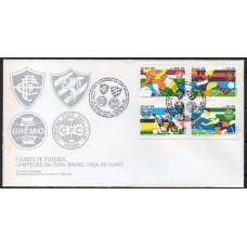FD0452.02-FDC CLUBES DE FUTEBOL CAMPEÕES DA COPA BRASIL - TAÇA OURO II - 1988 - CBC CURITIBA