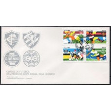 FD0452.03-FDC CLUBES DE FUTEBOL CAMPEÕES DA COPA BRASIL - TAÇA OURO II - 1988 - CBC PORTO ALEGRE