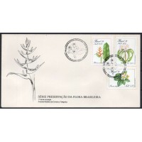 FD0469.01-FDC PRESERVAÇÃO DA FLORA BRASILEIRA - 1989 - CBC RIO DE JANEIRO