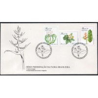 FD0469.02-FDC PRESERVAÇÃO DA FLORA BRASILEIRA - 1989 - CBC RIO DE JANEIRO