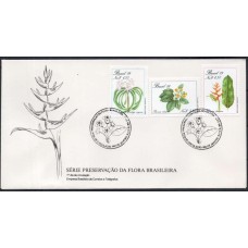 FD0469.02-FDC PRESERVAÇÃO DA FLORA BRASILEIRA - 1989 - CBC RIO DE JANEIRO