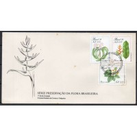 FD0469.03-FDC PRESERVAÇÃO DA FLORA BRASILEIRA - 1989 - CBC RIO DE JANEIRO