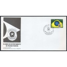 FD0483.02-FDC 25 ANOS DO DEPARTAMENTO DE POLÍCIA FEDERAL - 1989 - CBC BRASÍLIA