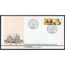 FD0489.01-FDC CENTENÁRIO DO ARQUIVO PÚBLICO DO ESTADO DA BAHIA - 1990 - CBC SALVADOR