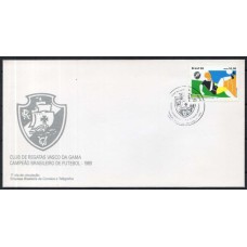 FD0494.01-FDC CLUB DE REGATAS VASCO DA GAMA - CAMPEÃO BRASILEIRO DE FUTEBOL 1989 - 1990 - CBC RIO DE JANEIRO