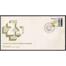 FD0497.02-FDC 25 ANOS DO BANCO CENTRAL DO BRASIL - 1990 - CBC BRASÍLIA