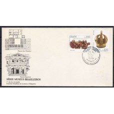 FD0503.01-FDC MUSEUS BRASILEIROS - 1990 - CBC PETRÓPOLIS