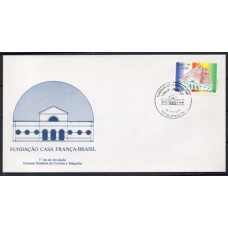 FD0507.02-FDC FUNDAÇÃO DA CASA FRANÇA-BRASIL - 1990 - CBC RIO DE JANEIRO