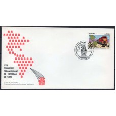 FD0512.02-FDC XVIII CONGRESSO PANAMERICANO DE ESTRADAS DE FERRO - 1990 - CBC RIO DE JANEIRO