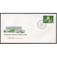 FD0518.01-FDC CENTENÁRIO DO TRIBUNAL DE CONTAS DA UNIÃO - 1990 - CBC BRASÍLIA