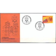 FD0535.01-FDC HOMENAGEM AO CORPO DE BOMBEIROS - 1991 - CBC SANTOS