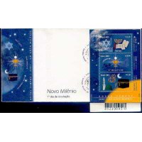 FD0700.01-FDC BLOCO NOVO MILÊNIO - 2001 - CBC BRASÍLIA FD0700.01-FDC BLOCO NOVO MILÊNIO - 2001 - CBC BRASÍLIA