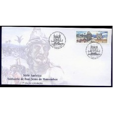 FD0709.01-FDC UPAEP - PATRIMÔNIO MUNDIAL: SANTUÁRIO DE BOM JESUS DE MATOSINHOS - 2001 - CBC CONGONHAS